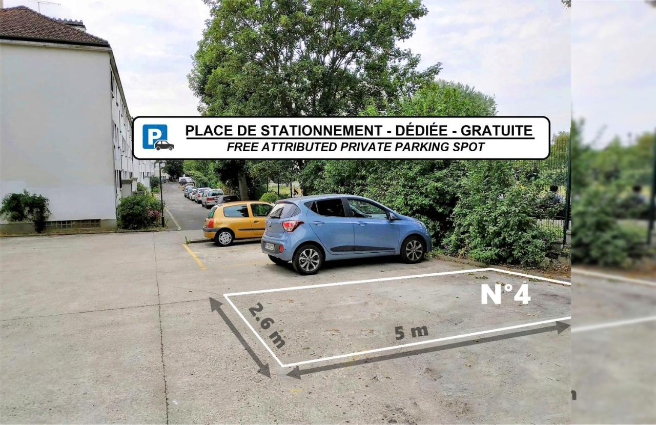 Room & Parking In Shared Appartment With Proprietor L 25 Mins From Paris Gare Du Nord, Cdg Airport & Stade De France Montmagny Eksteriør bilde
