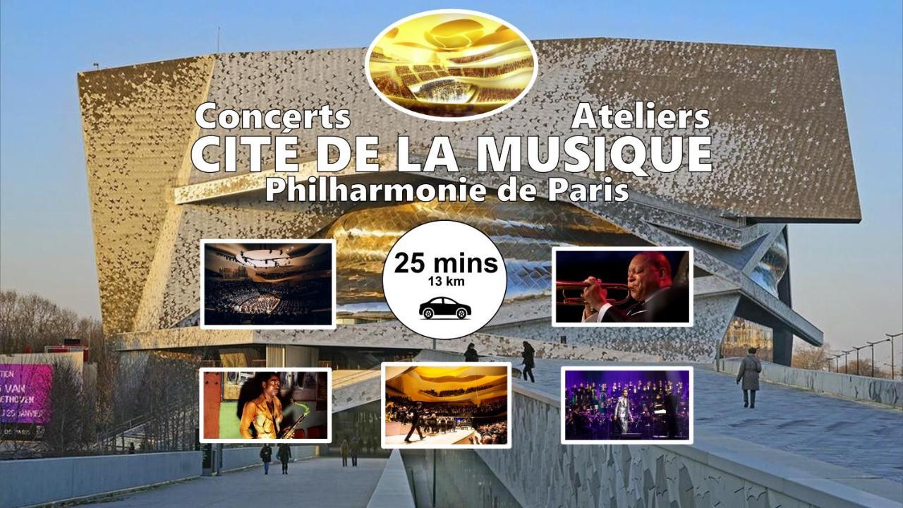 Room & Parking In Shared Appartment With Proprietor L 25 Mins From Paris Gare Du Nord, Cdg Airport & Stade De France Montmagny Eksteriør bilde